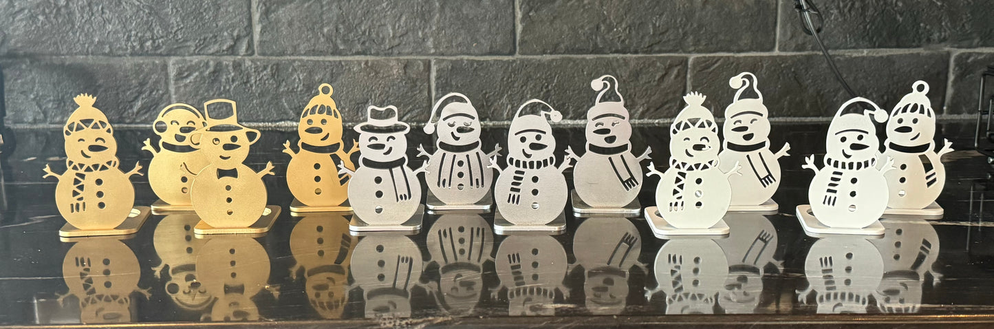 Snowmen Votive Holder
