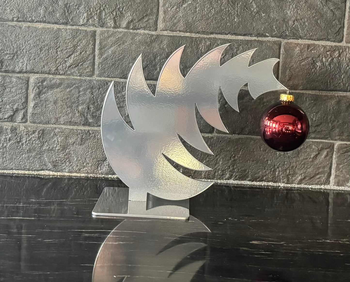 Leaning Christmas Tree