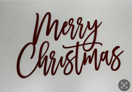 Merry Christmas Sign