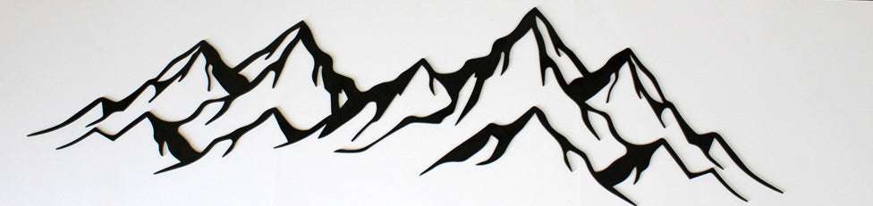 Mountain Silhouette Wall Art