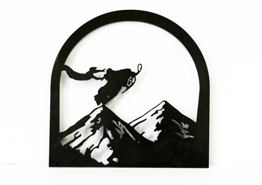 Snowmobile Stuntman Wall Art